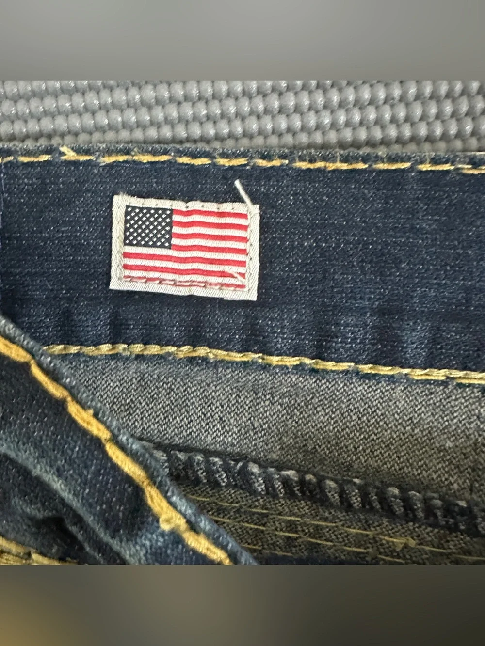 NWT VTG True Religion Ricky Super QT Thick Stitch Men's Jeans Size 38 RARE Y2K